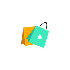 simple modern and creative design vector for shopping