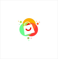 simple modern and creative design vector for shopping