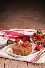 Strawberry risotto.