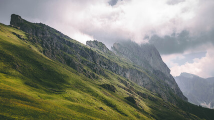 The unique cliff of Seceda - The Dolomites - South Tyrol