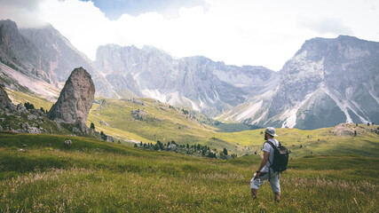 The unique cliff of Seceda - The Dolomites - South Tyrol
