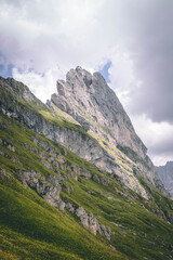 The unique cliff of Seceda - The Dolomites - South Tyrol