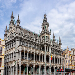 Obraz premium Bread house on Grand place square in Brussels, Belgium
