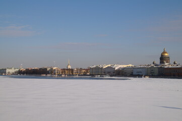 Obraz na płótnie Canvas St. Petersburg im Winter