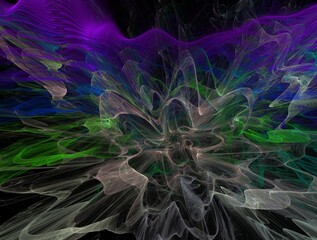 Imaginatory fractal background generated Image