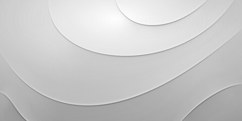 Abstract background with wavy folds in white colors