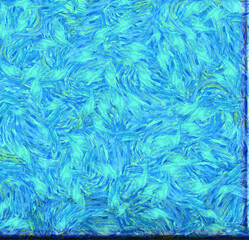 Abstract oil painting background Impressionist style illustrated to create designs.