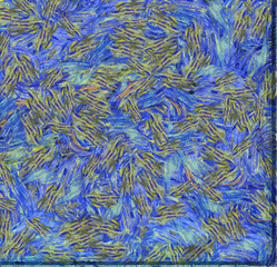 Abstract oil painting background Impressionist style illustrated to create designs.