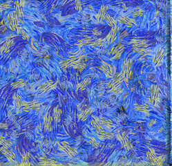 Abstract oil painting background Impressionist style illustrated to create designs.