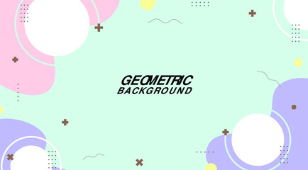 Abstract modern geometric background with colorful color.