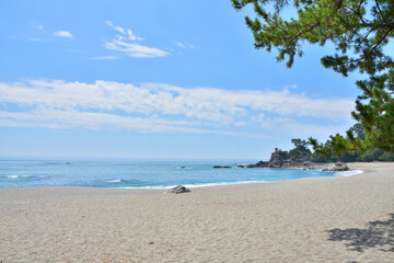 高知　青空の桂浜