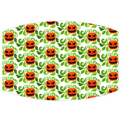 Mask design with Halloween pumpkin theme