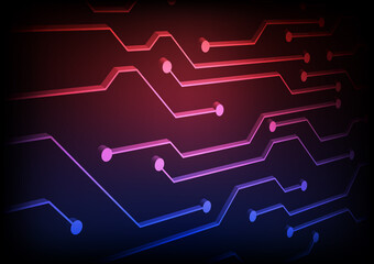 Circuit technology background with hi-tech
