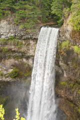 Brandywine Falls at Brandywine Falls Provincial park, near Whistler BC, Canada.