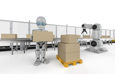 Robot in factory