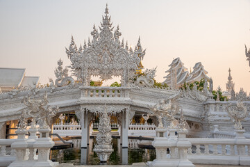 White Temple (Wat Rong Khun) is one of the most famous attractions of  Northern Thailand.