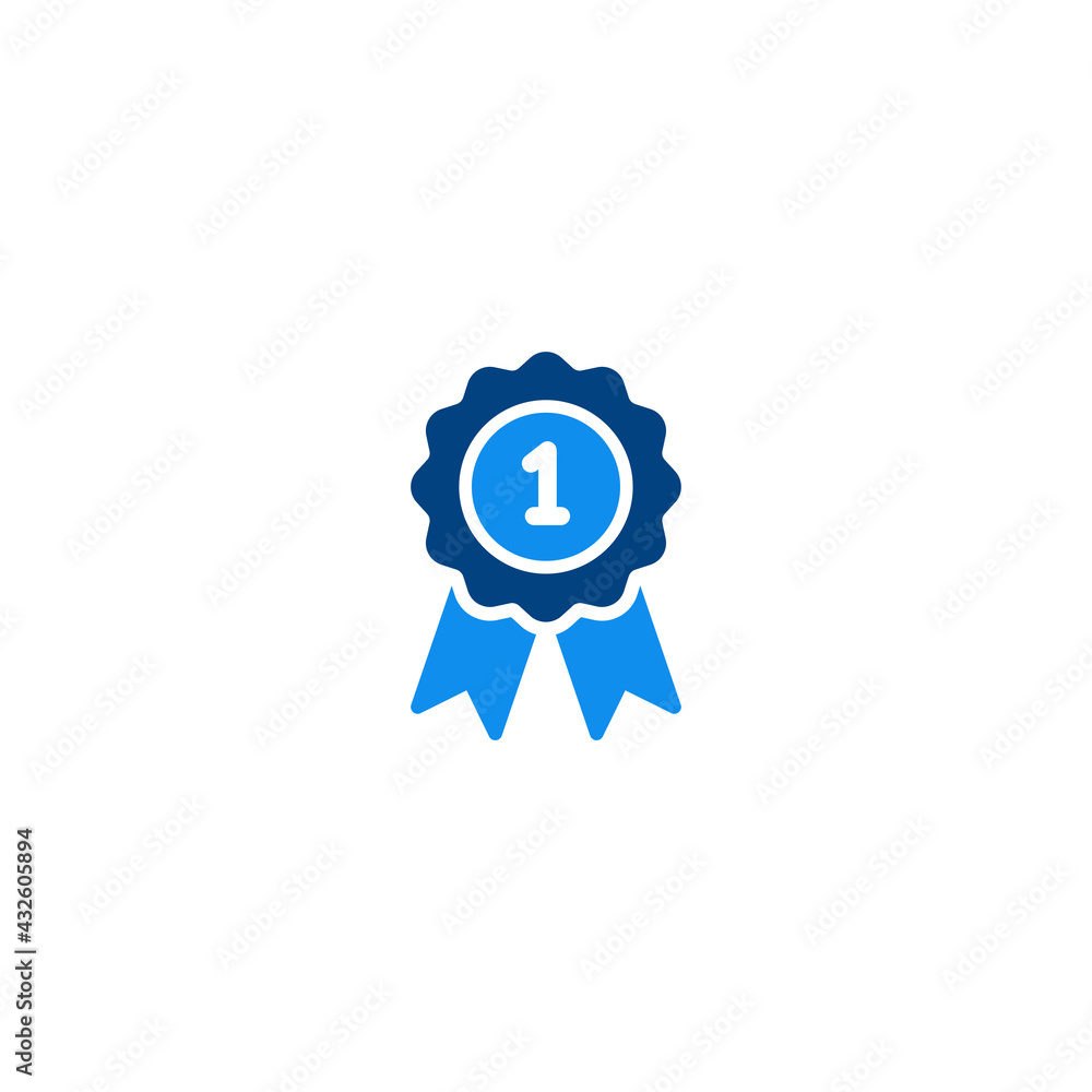 Aufkleber medal icon vector for computer, web and mobile app