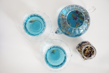 バタフライピー　ハーブティー