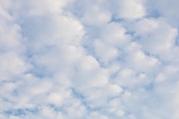 Blue sky clouds for text background