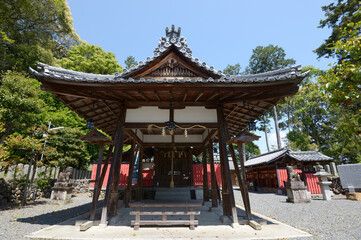 大歳神社　拝殿　京都市大原野