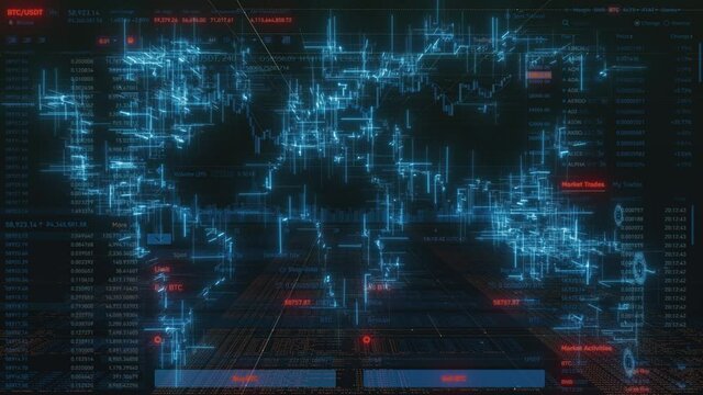 Digital world of the bitcoin