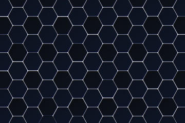 seamless hexagon pattern background vector, Futuristic honeycomb background, high-resolution background.for design elements and templates.
