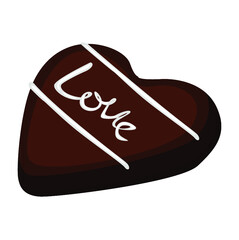 chocolate cake heart valentine