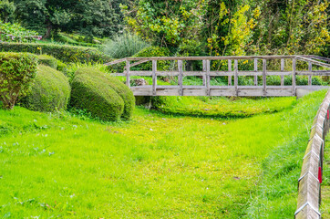 The dry bourne at St Mary Bourne Hampshire in late summer
