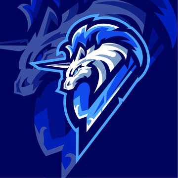 Unicorn E sport logo Team