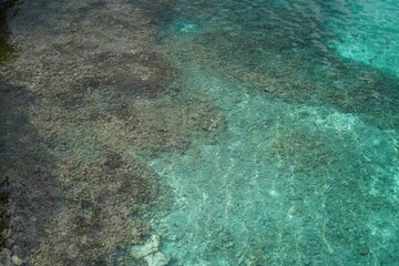 宮古島の透明度の高い美しい海