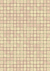 Abstract Geometric Pattern generative computational art illustration