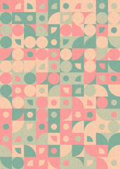 Abstract Geometric Pattern generative computational art illustration
