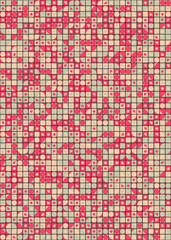 Abstract Geometric Pattern generative computational art illustration