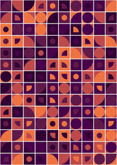 Abstract Geometric Pattern generative computational art illustration