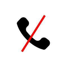 Call block icon, style and glyph outline