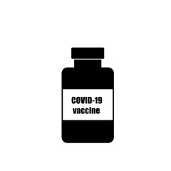 Covid-19 Coronavirus concept. vaccine vial and syringe
