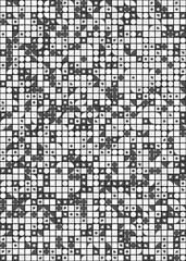 Abstract Geometric Pattern generative computational art illustration