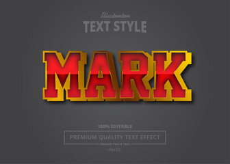 Mark Illustrator Text Effect