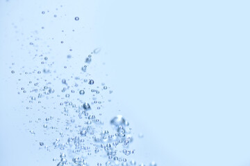 水中を漂う気泡