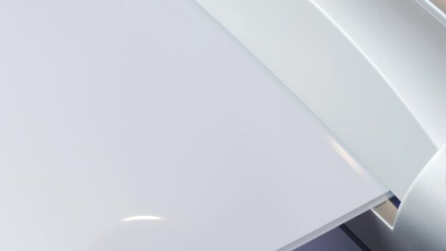 White paper laminating process in high temperature laminator