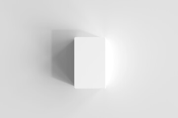 Isolated Product Packaging Box 3D Rendering