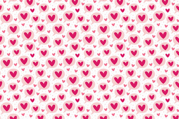 St Valentine's Day. Love, heart, speech bubble. Relationship, emotion, passion. Pattern, texture, background.