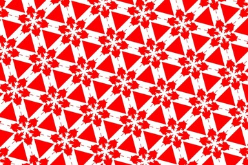 Simple geometric pattern in the colors of the national flag of Canada