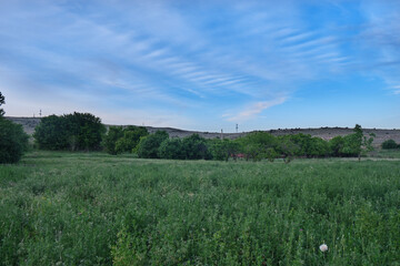 landscape with sky