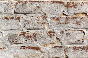 dirty old brick wall