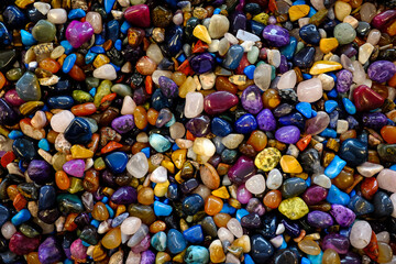 background of colorful gemstones