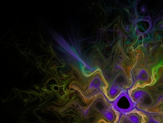 Imaginatory fractal background generated Image