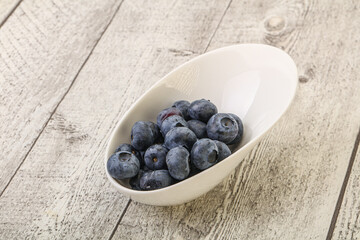 Ripe sweet tasty blueberries heap