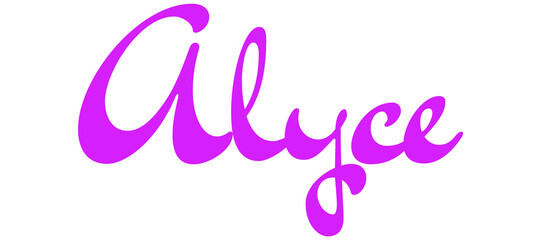 Alyce