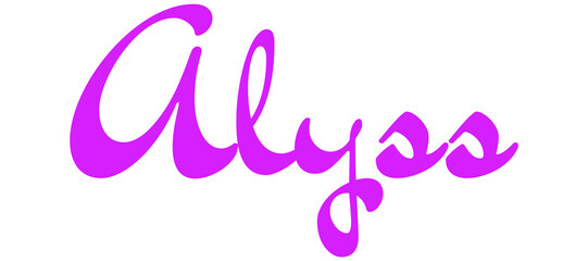 Fototapeta premium Alyss